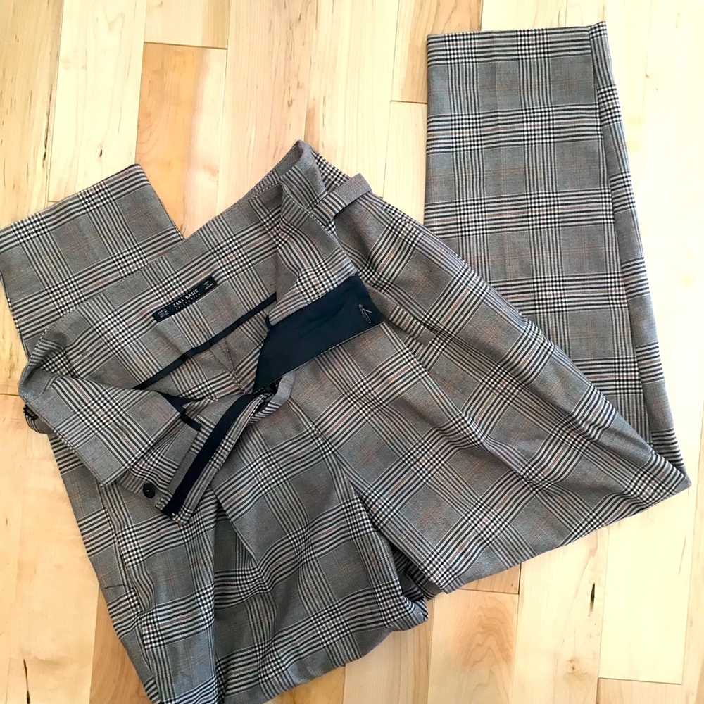 Zara Plaid Trousers